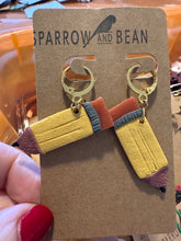 Load image into Gallery viewer, Pencil dangle earrings