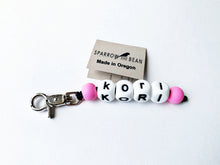 Load image into Gallery viewer, Personalized name pacifier clip