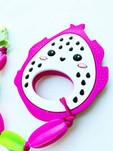 Load image into Gallery viewer, Dragon Fruit Teether Clip