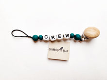 Load image into Gallery viewer, Personalized name pacifier clip