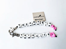 Load image into Gallery viewer, Personalized name pacifier clip