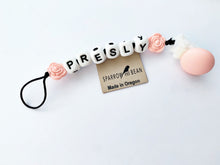Load image into Gallery viewer, Personalized name pacifier clip