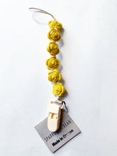 Load image into Gallery viewer, Rose Pacifier Clip