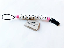 Load image into Gallery viewer, Personalized name pacifier clip