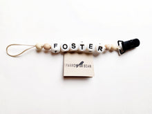 Load image into Gallery viewer, Personalized name pacifier clip