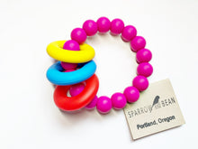 Load image into Gallery viewer, Round beads and rings bracelet