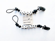 Load image into Gallery viewer, Personalized name pacifier clip