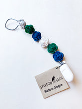 Load image into Gallery viewer, Rose Pacifier Clip