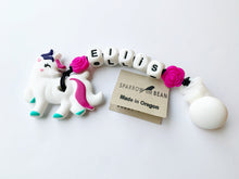 Load image into Gallery viewer, Personalized name pacifier clip