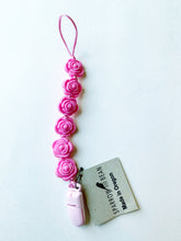 Load image into Gallery viewer, Rose Pacifier Clip