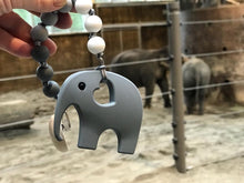 Load image into Gallery viewer, Elephant Teether Clip in ombré
