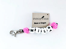 Load image into Gallery viewer, Personalized name pacifier clip