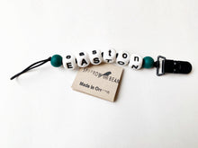 Load image into Gallery viewer, Personalized name pacifier clip