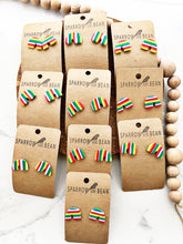 Load image into Gallery viewer, Rainbow Rainbow studs