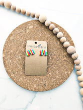 Load image into Gallery viewer, Rainbow Rainbow studs
