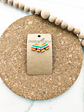 Load image into Gallery viewer, Rainbow Rainbow studs