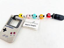 Load image into Gallery viewer, Pac-Man Gameboy Teether Clip