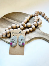 Load image into Gallery viewer, Granite fancy dangles with flowers