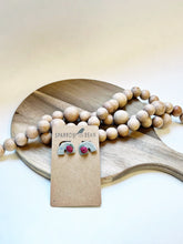 Load image into Gallery viewer, Granite Rainbow with handmade flowers