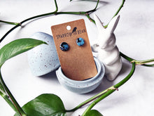 Load image into Gallery viewer, Black galaxy studs