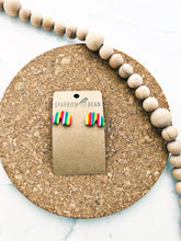 Load image into Gallery viewer, Rainbow Rainbow studs