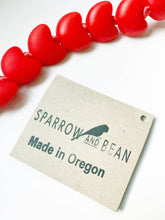 Load image into Gallery viewer, Heart pacifier clip