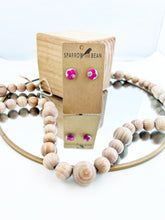 Load image into Gallery viewer, Bright cherry blossom earrings