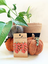 Load image into Gallery viewer, Petite Monstera Earrings