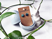 Load image into Gallery viewer, Black galaxy studs