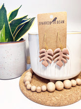 Load image into Gallery viewer, Petite Monstera Earrings