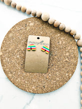 Load image into Gallery viewer, Rainbow Rainbow studs