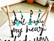 Load image into Gallery viewer, Musical wooden baby play gym