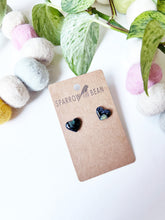 Load image into Gallery viewer, Galaxy heart studs