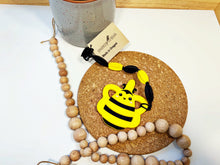 Load image into Gallery viewer, Bee toothbrush teether clip