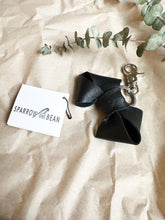 Load image into Gallery viewer, Black bowtie keychain

