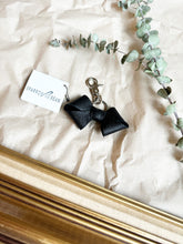 Load image into Gallery viewer, Black bowtie keychain
