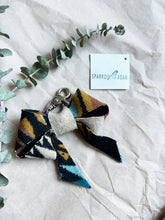 Load image into Gallery viewer, 5 inch Pendleton wool bow keychain
