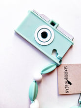 Load image into Gallery viewer, Camera Teether Clip (Mint)
