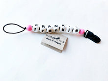 Load image into Gallery viewer, Personalized name pacifier clip
