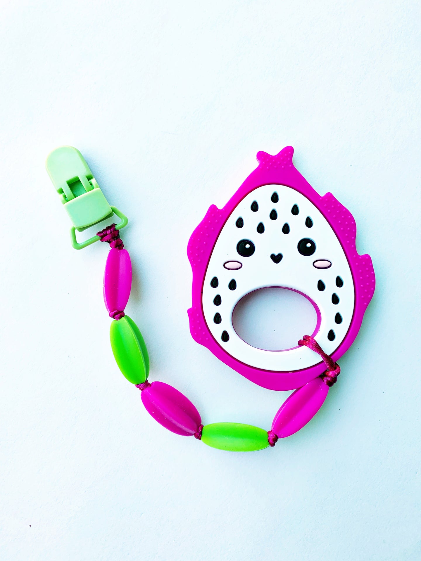 Dragon Fruit Teether Clip