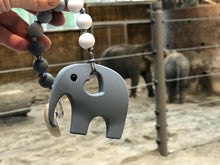 Load image into Gallery viewer, Elephant Teether Clip in ombré
