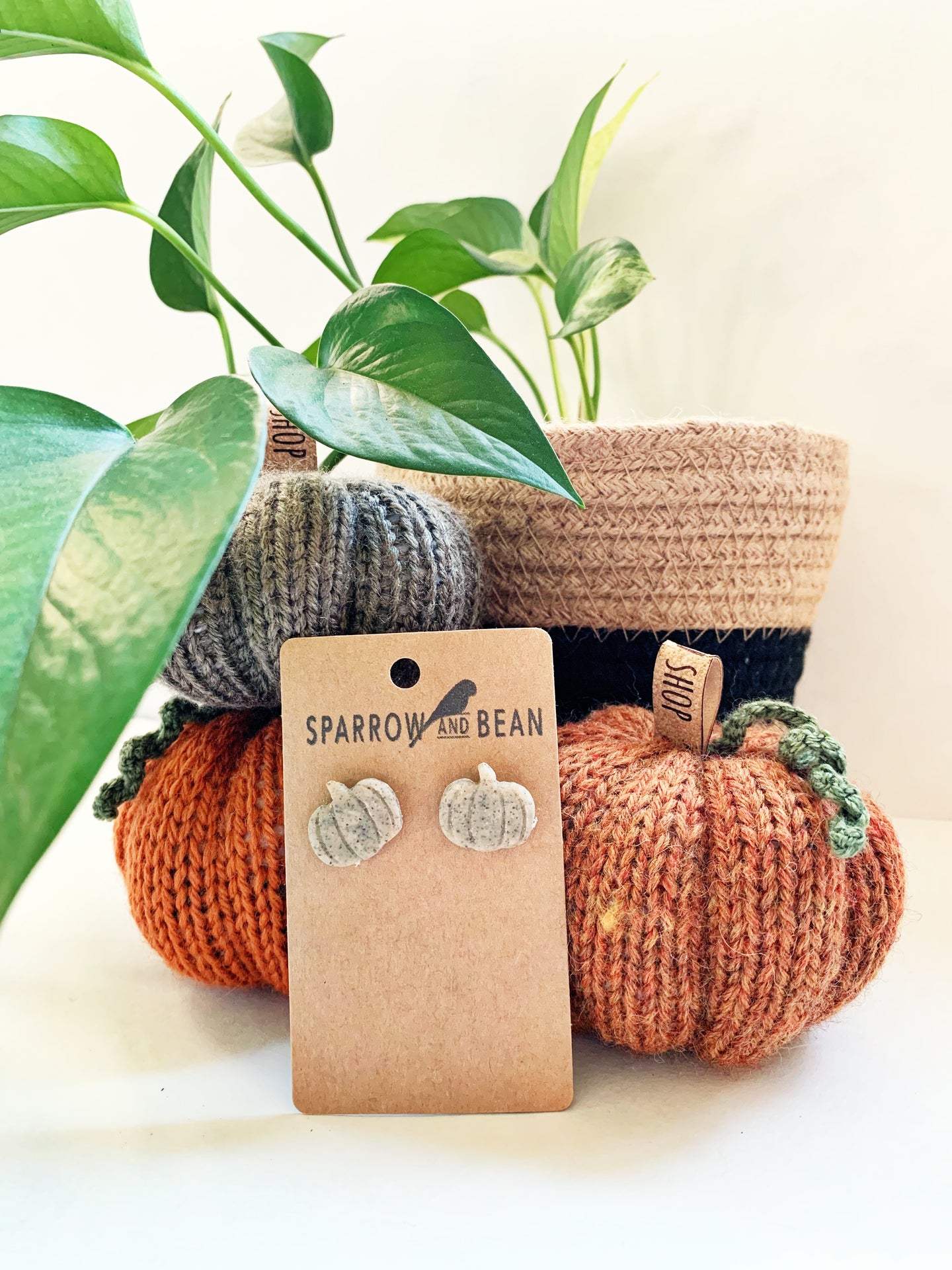 Pumpkin studs