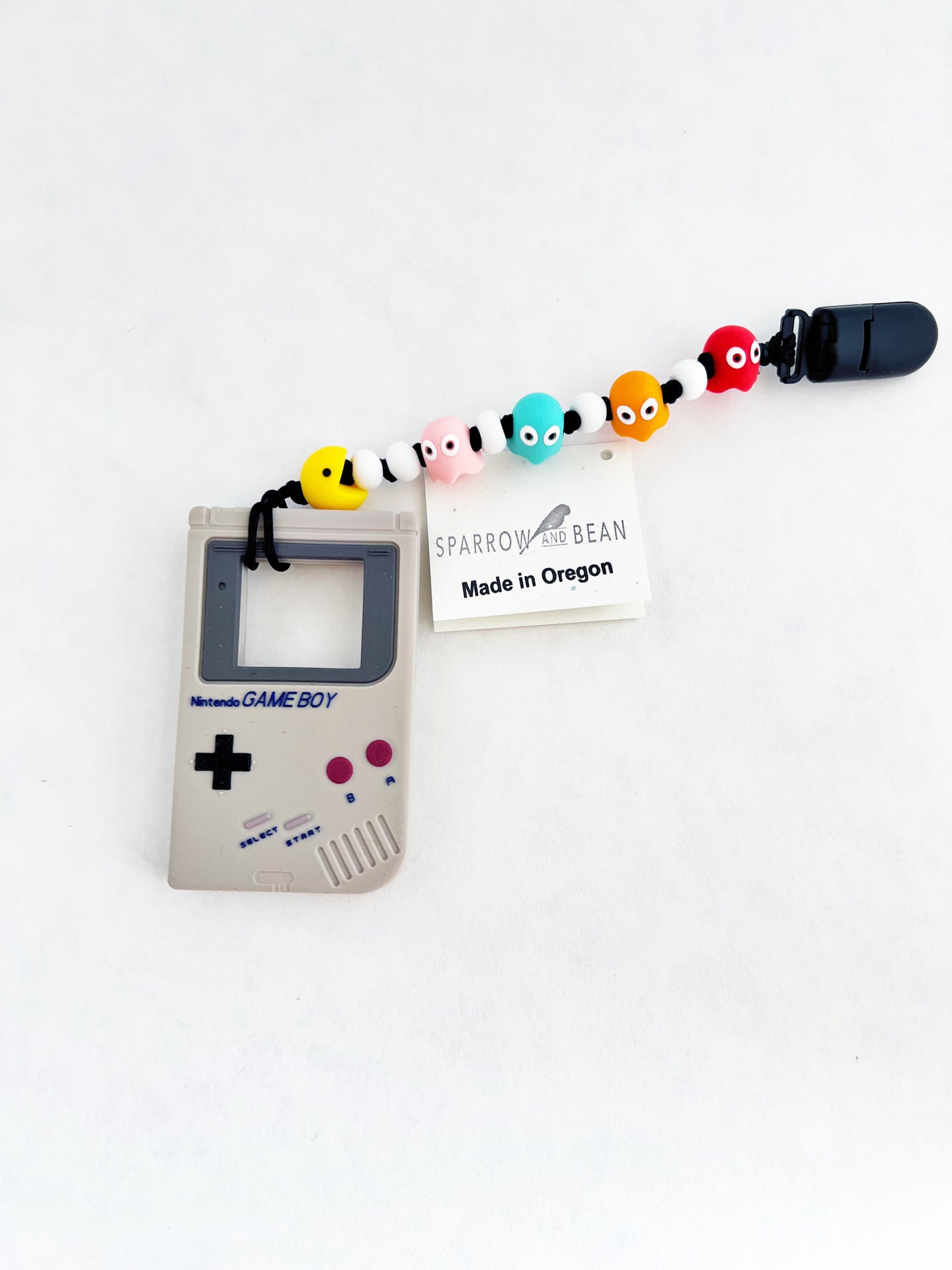 Pac-Man Gameboy Teether Clip
