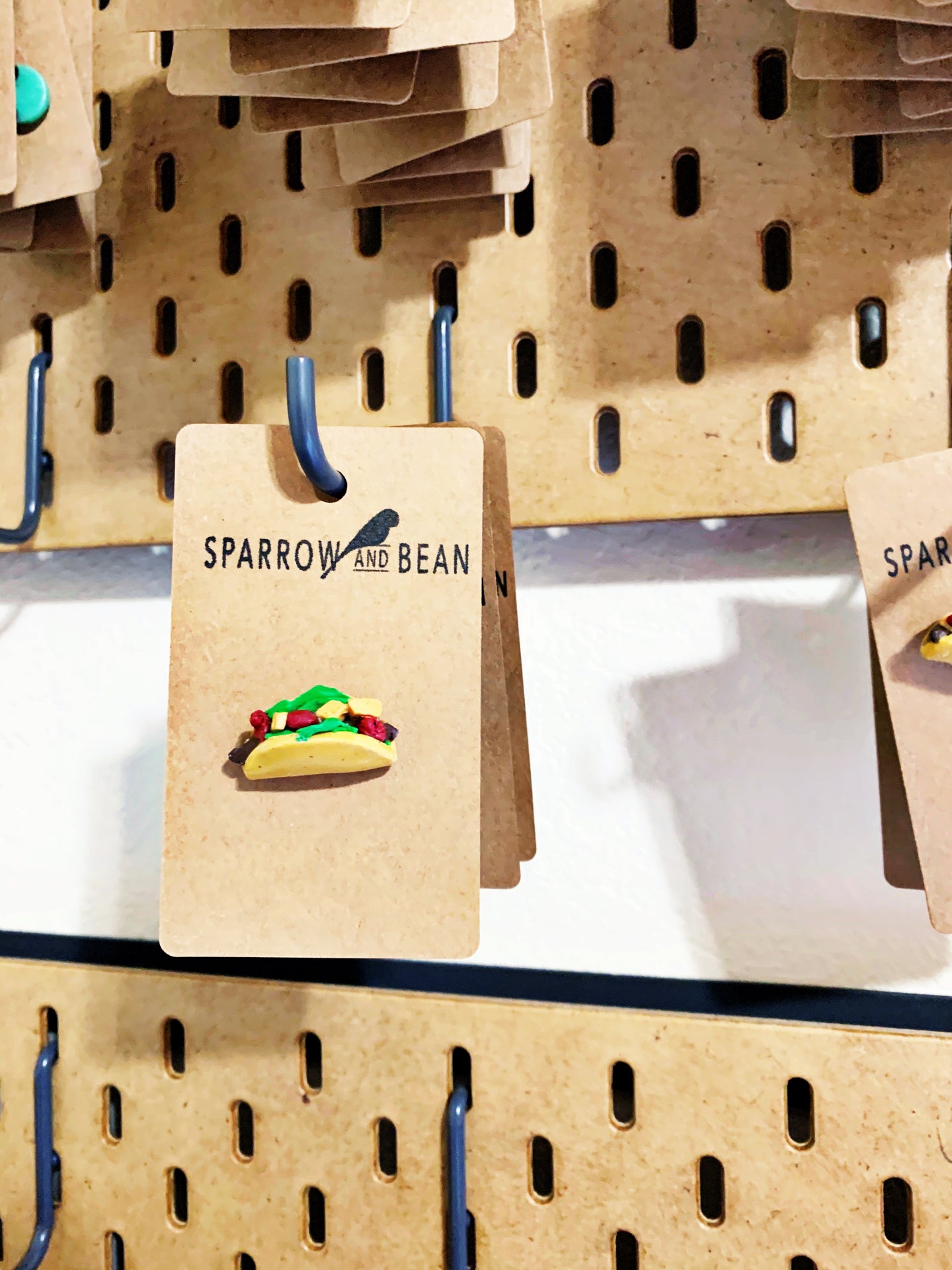 Taco pins and tie tack